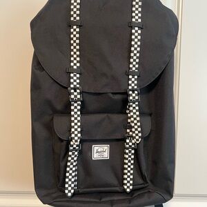 Herschel Supply Company Black and White Backpack Sleek and Durable